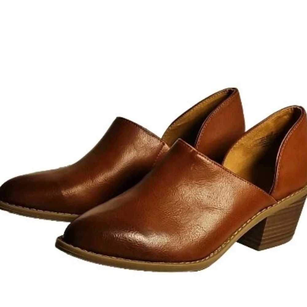 Universal Thread Shoes Tan Women 9 Heeled Mules Cottagecor Normcore Y2k Boho[2E]